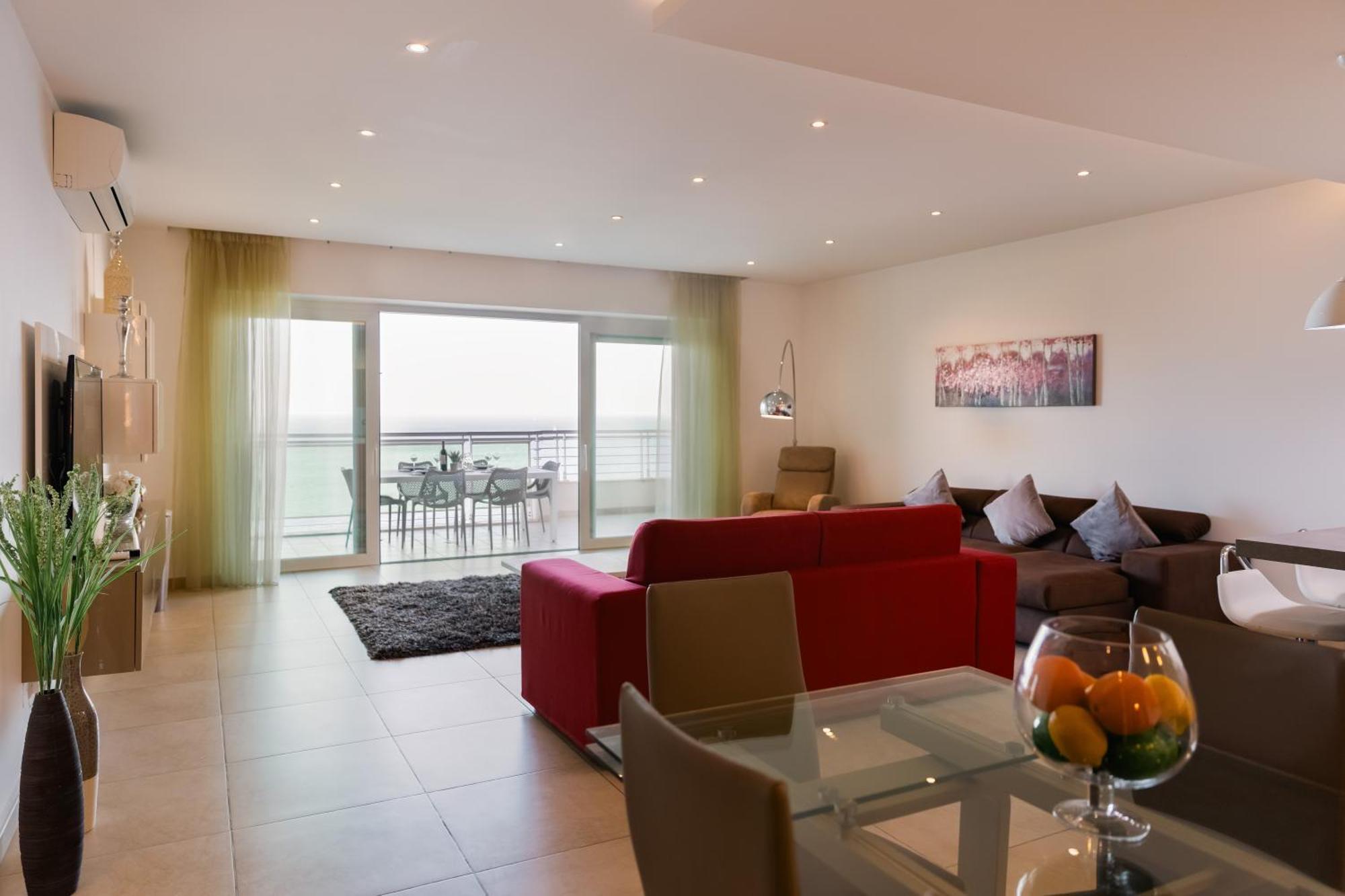Luxury Seafront 3Br With Pool By Arcobnb Sliema Luaran gambar